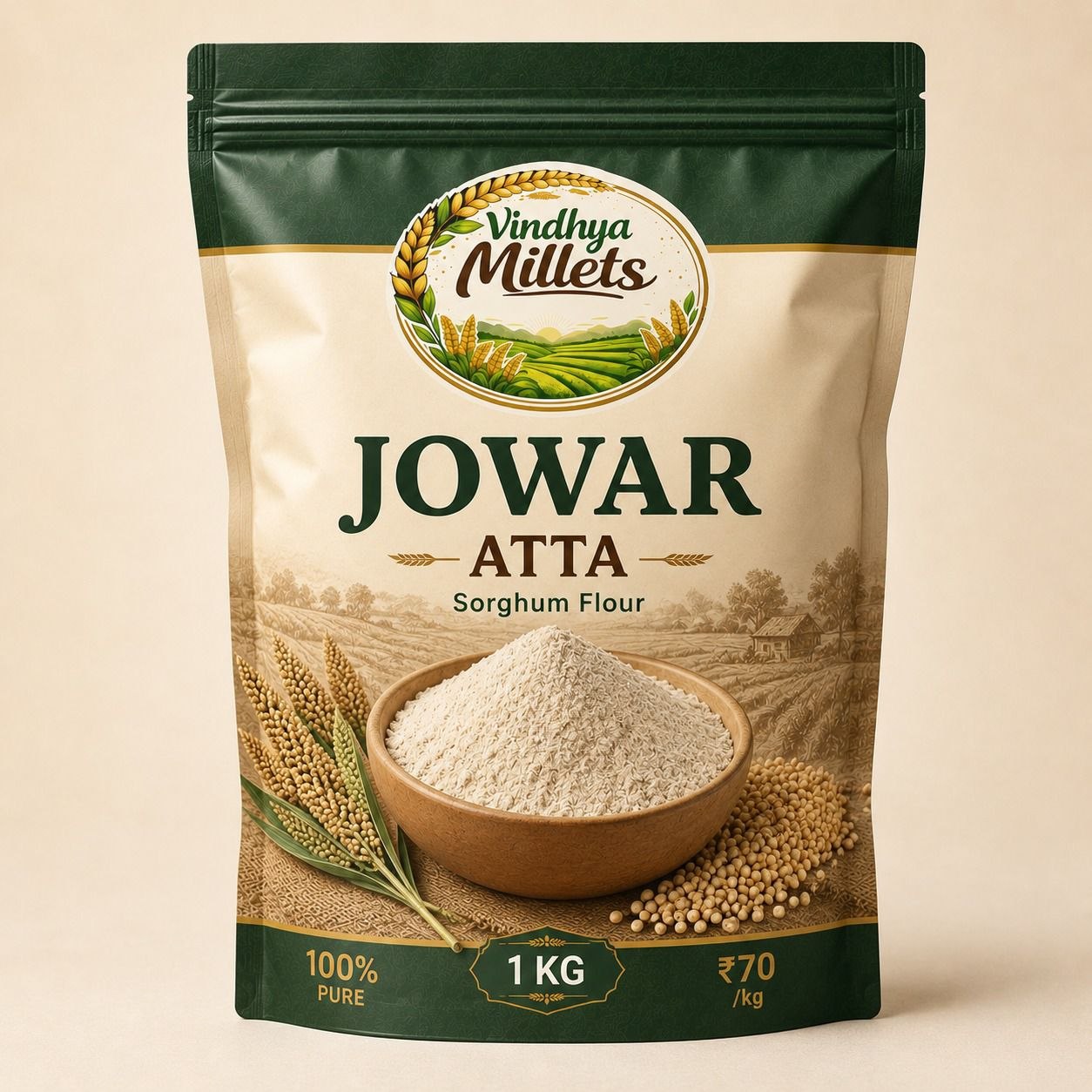 Jowar Flour Vindhya Millets